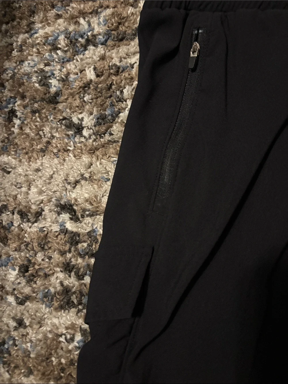 all in motion Black Cargo Jogger Pants with Elastic Waist